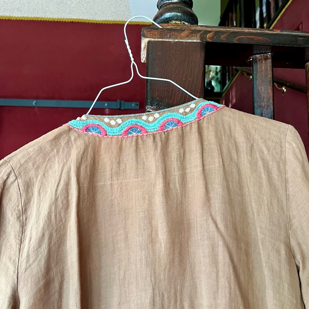 Johnny Was Multicolor Embroidered tunic dress - Picture 5 of 7